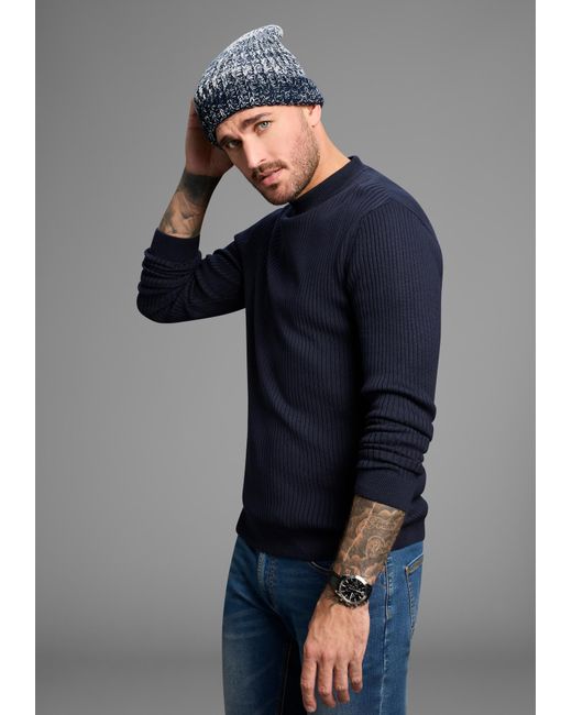 Man's World World Mütze in Black für Herren