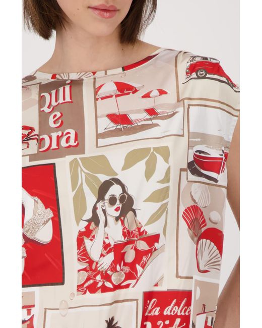 Monari Red Bluse
