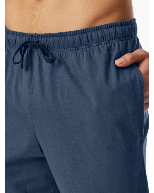Schiesser Pyjamahose Mix Relax in Blue für Herren