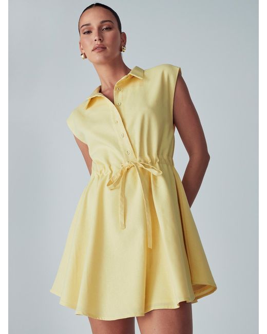 Willa Yellow Kleid Petal