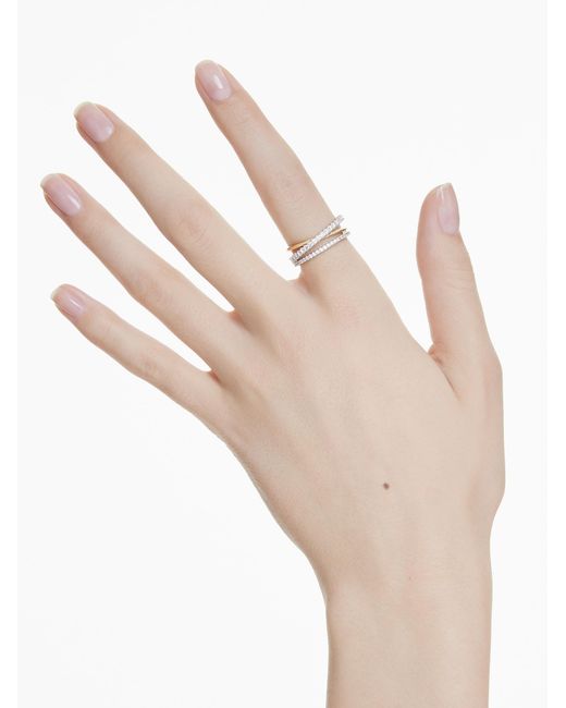 Swarovski White Ring Hyperbola