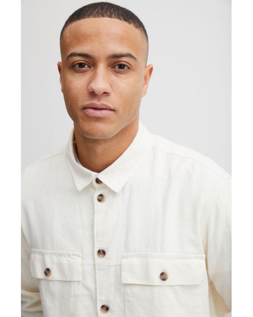 Solid Hemd Sdalan in White für Herren