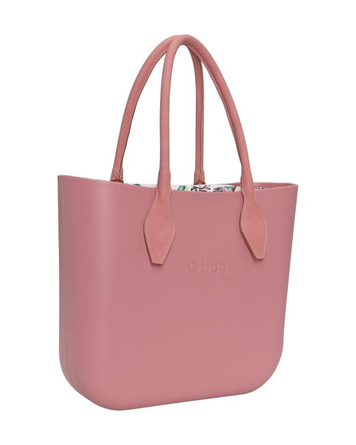 O bag Pink Shopper Tasche Wasserabweisend, Mit Innentasche