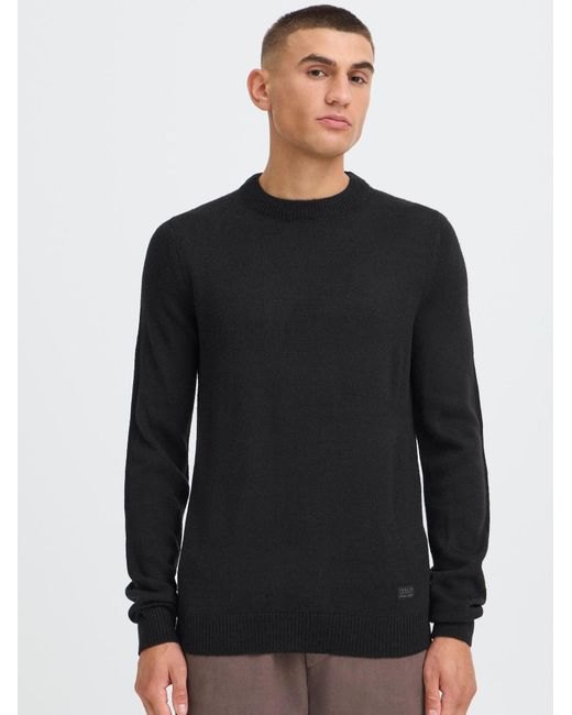 Solid Strickpullover Sdbabak in Black für Herren