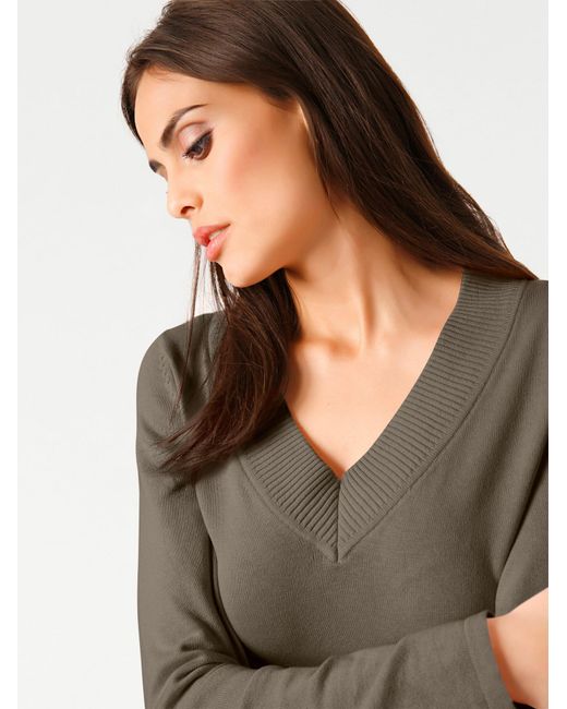 heine White Pullover
