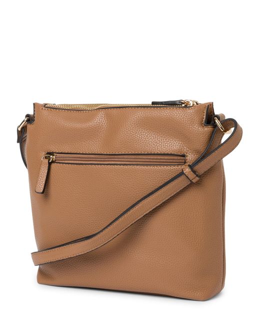 L. CREDI Brown Handtasche Ella