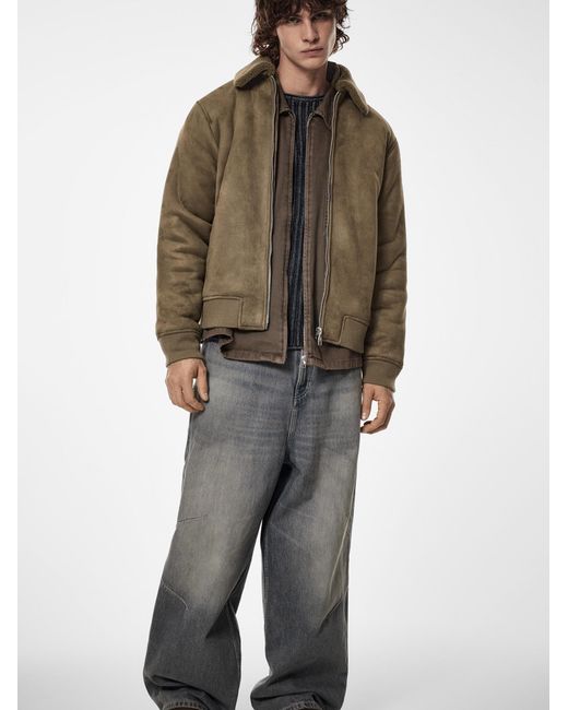 Pull&Bear Jacke in Brown für Herren