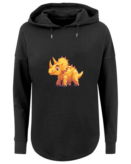 F4NT4STIC Black Oversizepullover 'Süßer Triceratops Dinosaurier'