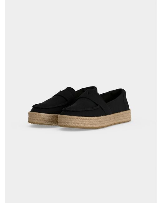 TOMS Black Espadrilles