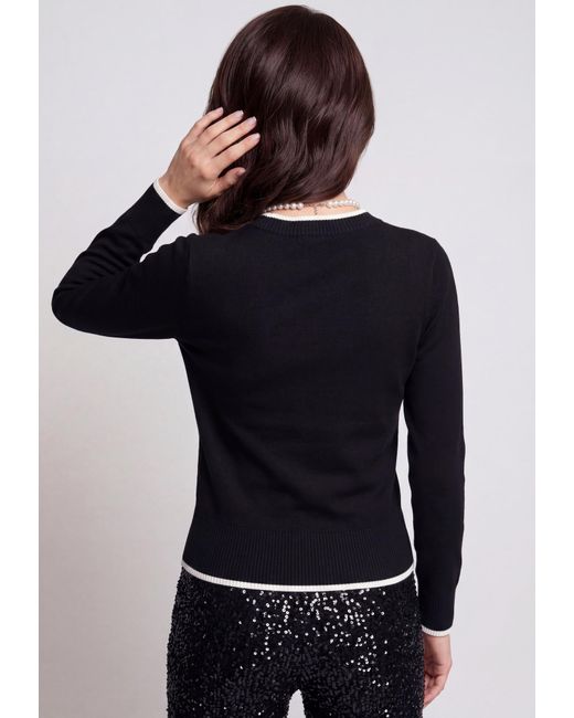 faina Black Pullover