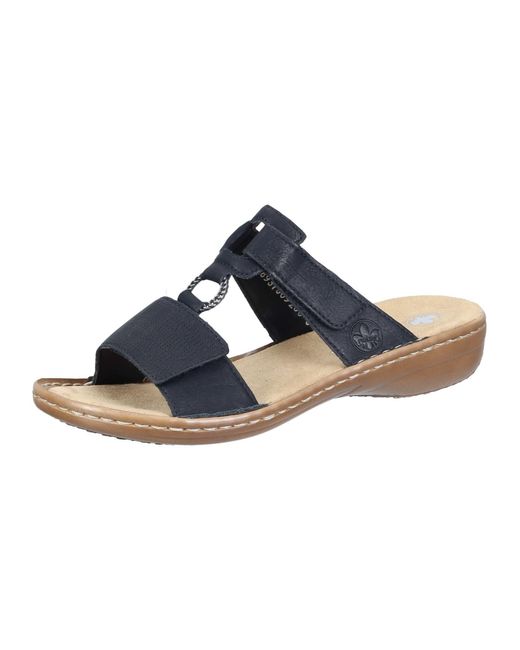 Rieker Blue Pantolette Basic