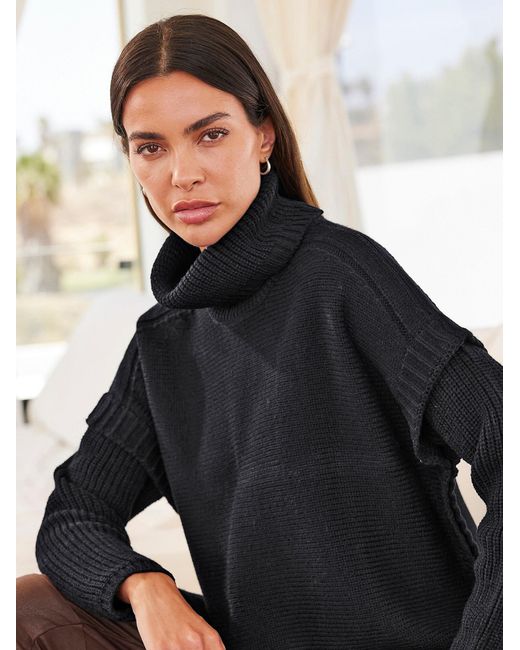 heine Black Pullover