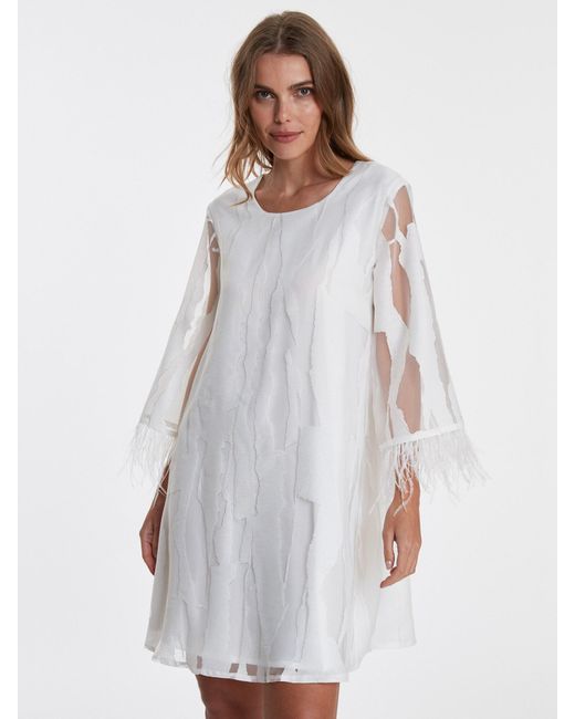 Ana Alcazar White Kleid 'Walea'