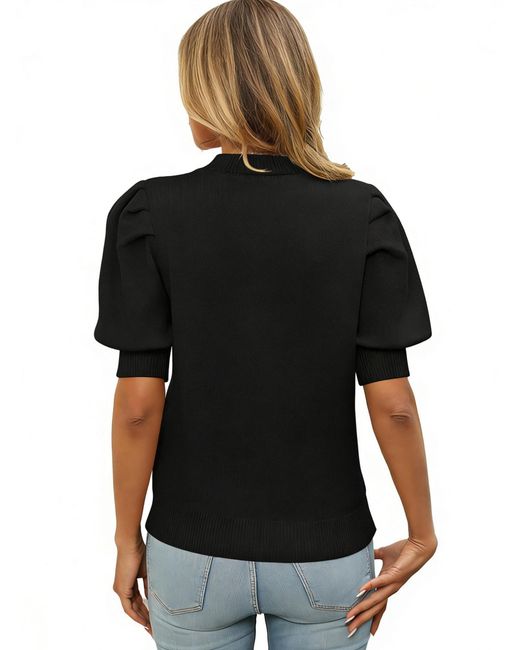 MEETWEE Black Pullover