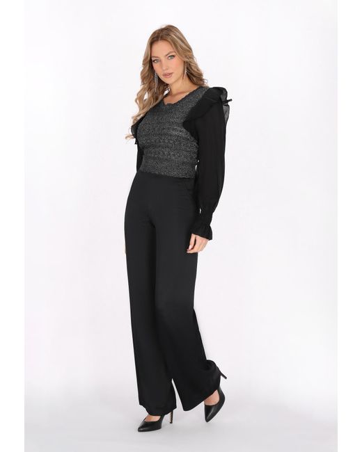 faina Black Pullover
