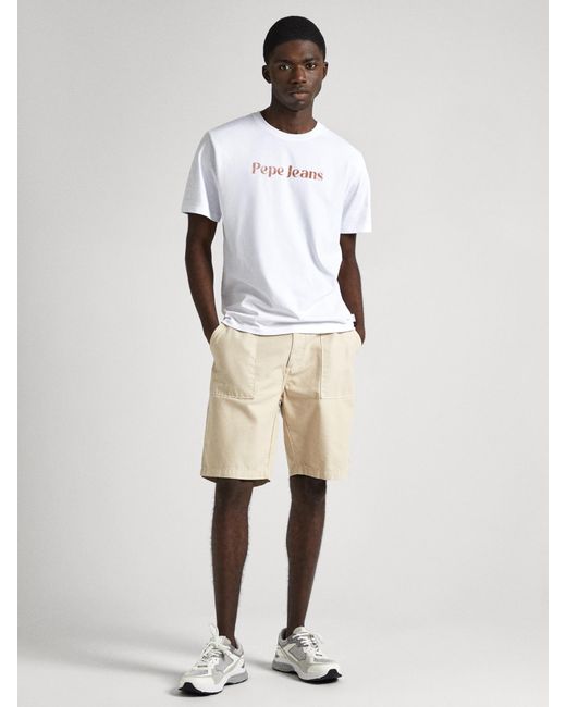 Pepe Jeans T-shirt 'clifton' in White für Herren