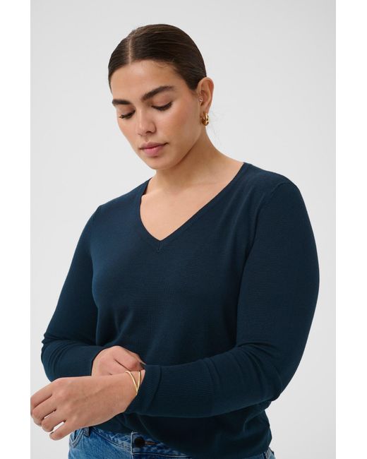 Kaffe Blue Pullover Kclizzy