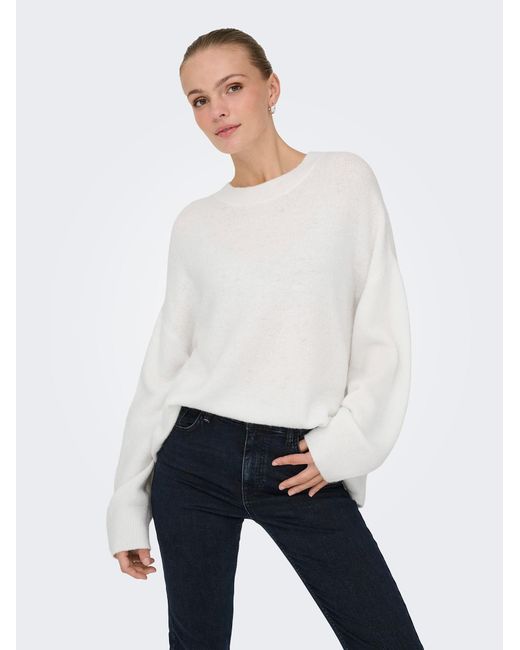 Jdy White Pullover