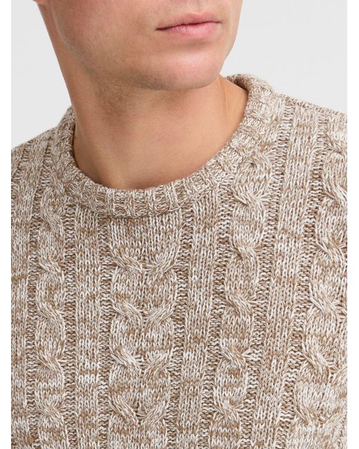 Solid Pullover Philemon in Natural für Herren