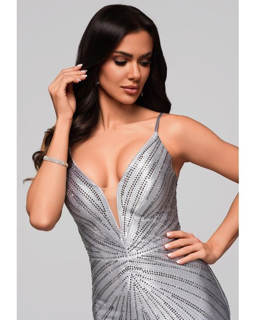 Ombre Metallic Kleid