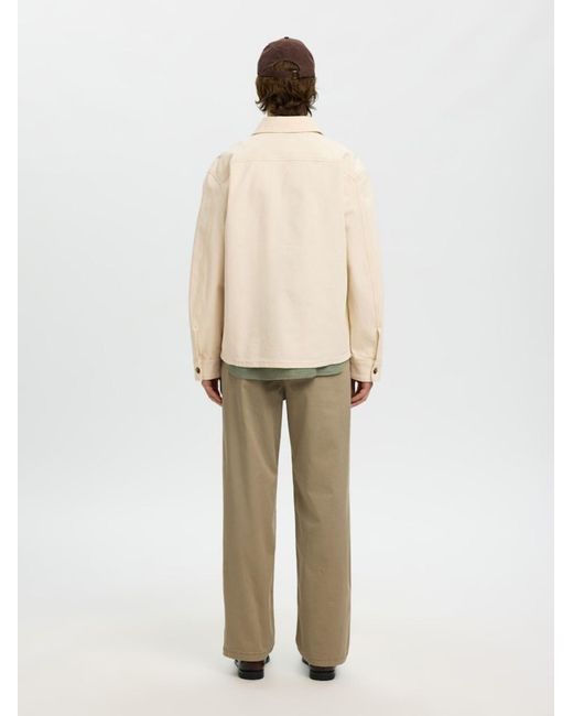 SELECTED Hemd Slhregular-Jake in Natural für Herren