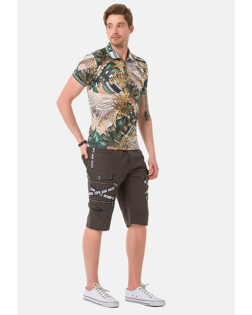 Cipo & Baxx Shorts in Gray für Herren