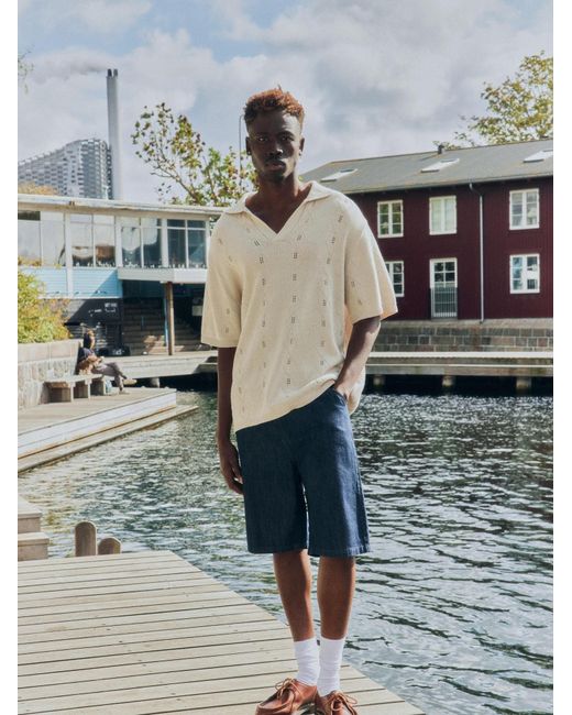 Solid Poloshirt Sdudell in White für Herren