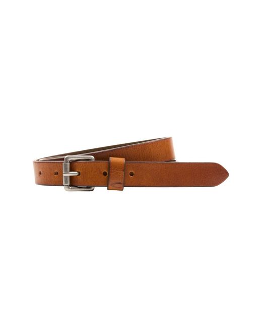 Camel Active Brown Ledergürtel Mit Glatter Oberfläche
