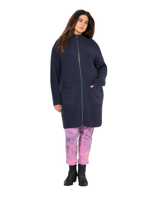 Ulla Popken Blue Strickjacke