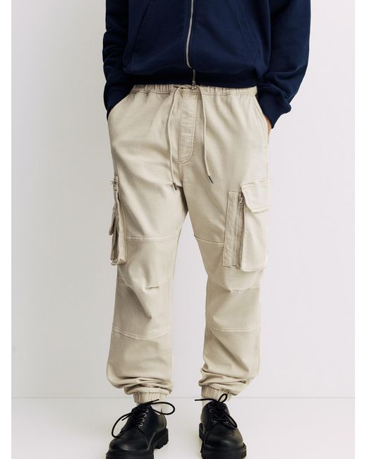 Pull&Bear Hose in Natural für Herren