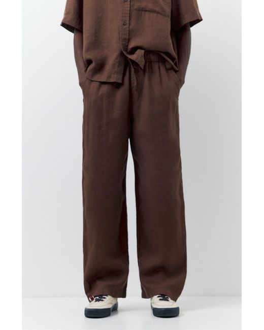 Pull&Bear Hose in Brown für Herren