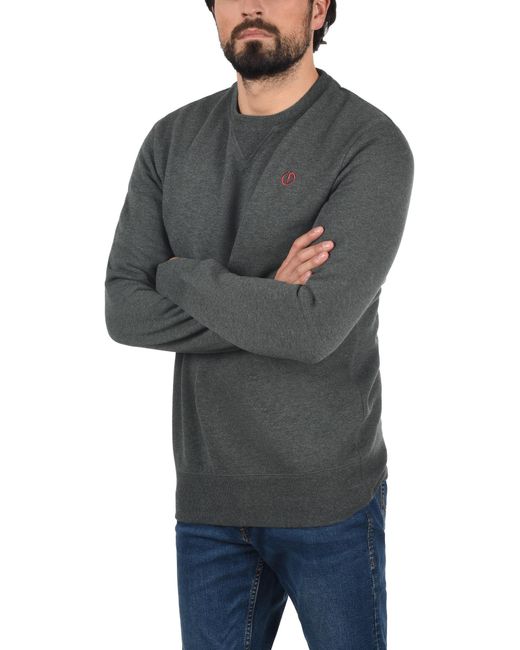 Solid Sweatshirt Benn in Gray für Herren