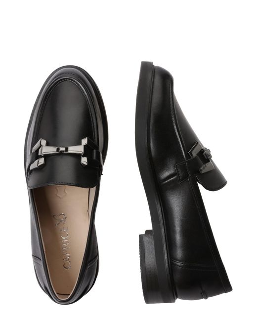 Caprice Black Slipper