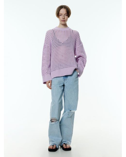 EDITED Purple Edited pullover 'yakira'