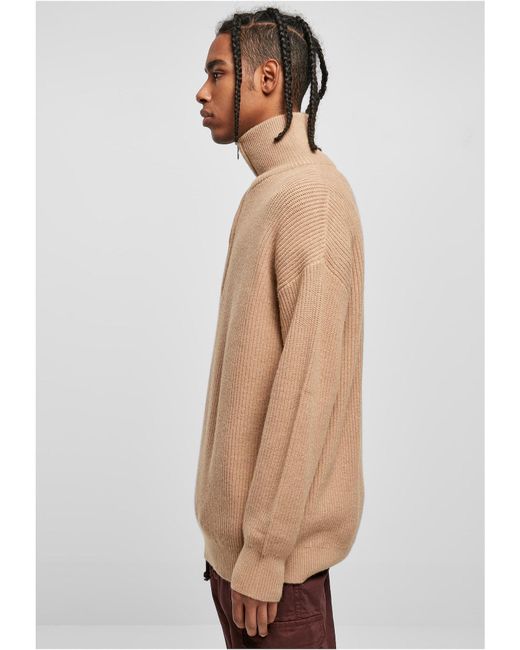Urban Classics Urban classics pullover in Natural für Herren