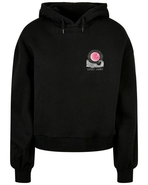 Merchcode Black Sweatshirt Sunset Charm
