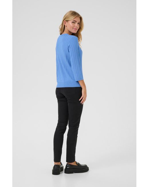 Kaffe Blue Pullover Lizza