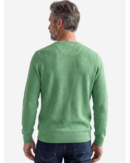 Redmond Pullover Basic in Green für Herren
