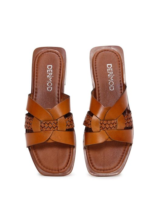 Derimod Brown Pantolette