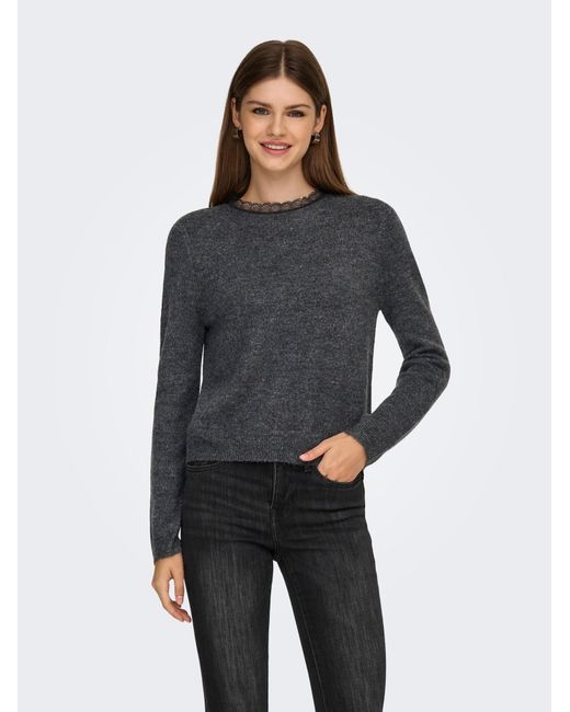 ONLY Gray Pullover Onltammy