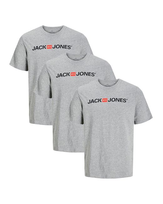 Jack & Jones Shirt Basic in Gray für Herren