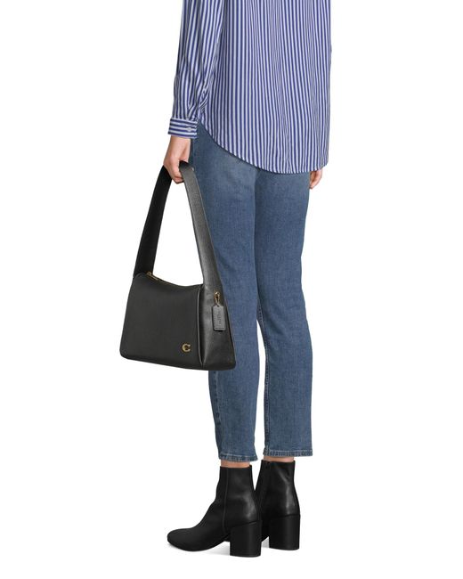 COACH Black Schultertasche Lola