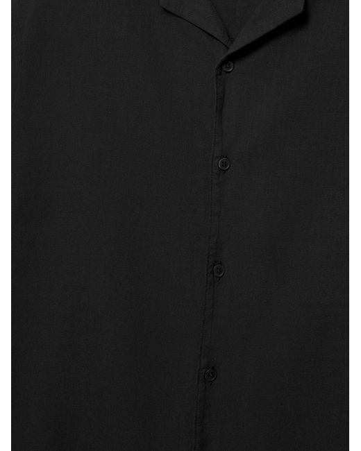 Pull&Bear Hemd in Black für Herren