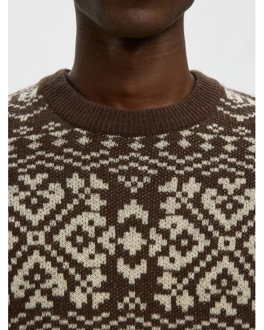 SELECTED Pullover Slhholger in Black für Herren