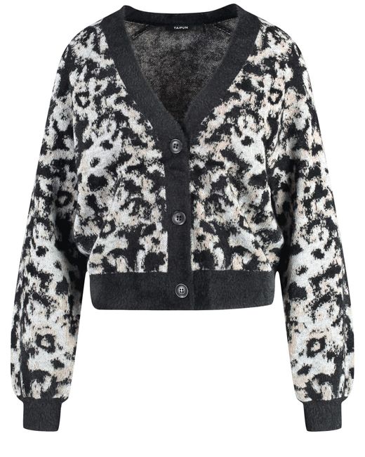 Taifun Black Strickjacke