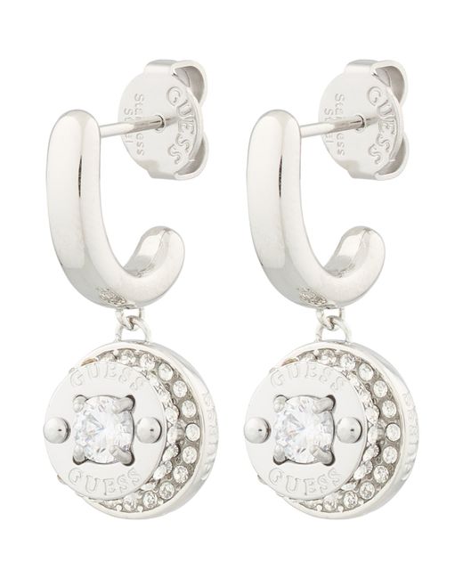 Guess White Ohrringe