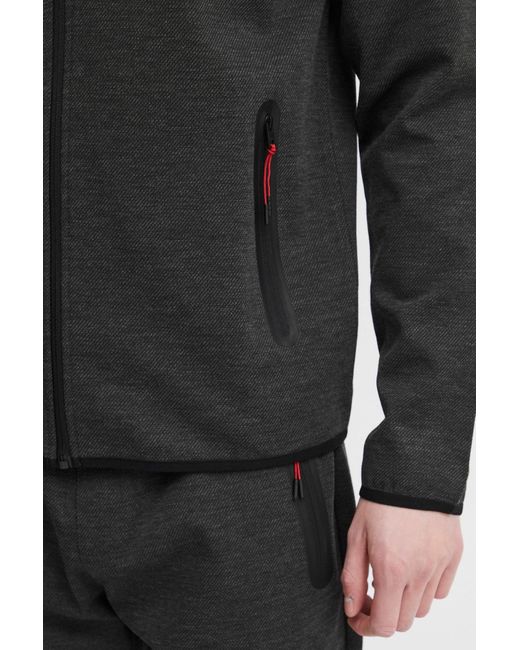 Solid Sweatjacke Vidit in Black für Herren