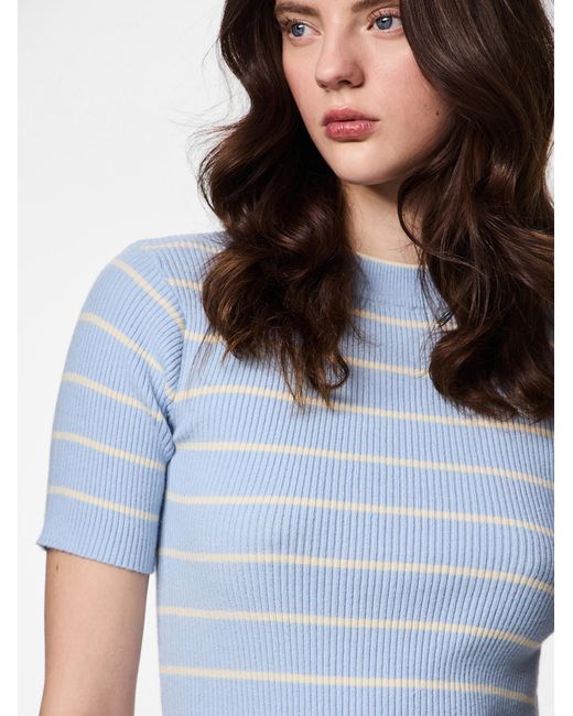 Pieces Blue Pullover