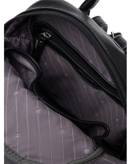 L. CREDI Black Rucksack Budapest