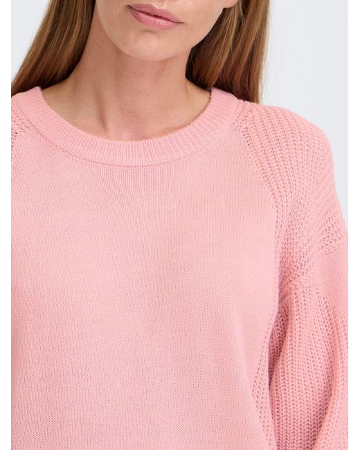 Oxmo Pink Strickpullover Oxiselmo